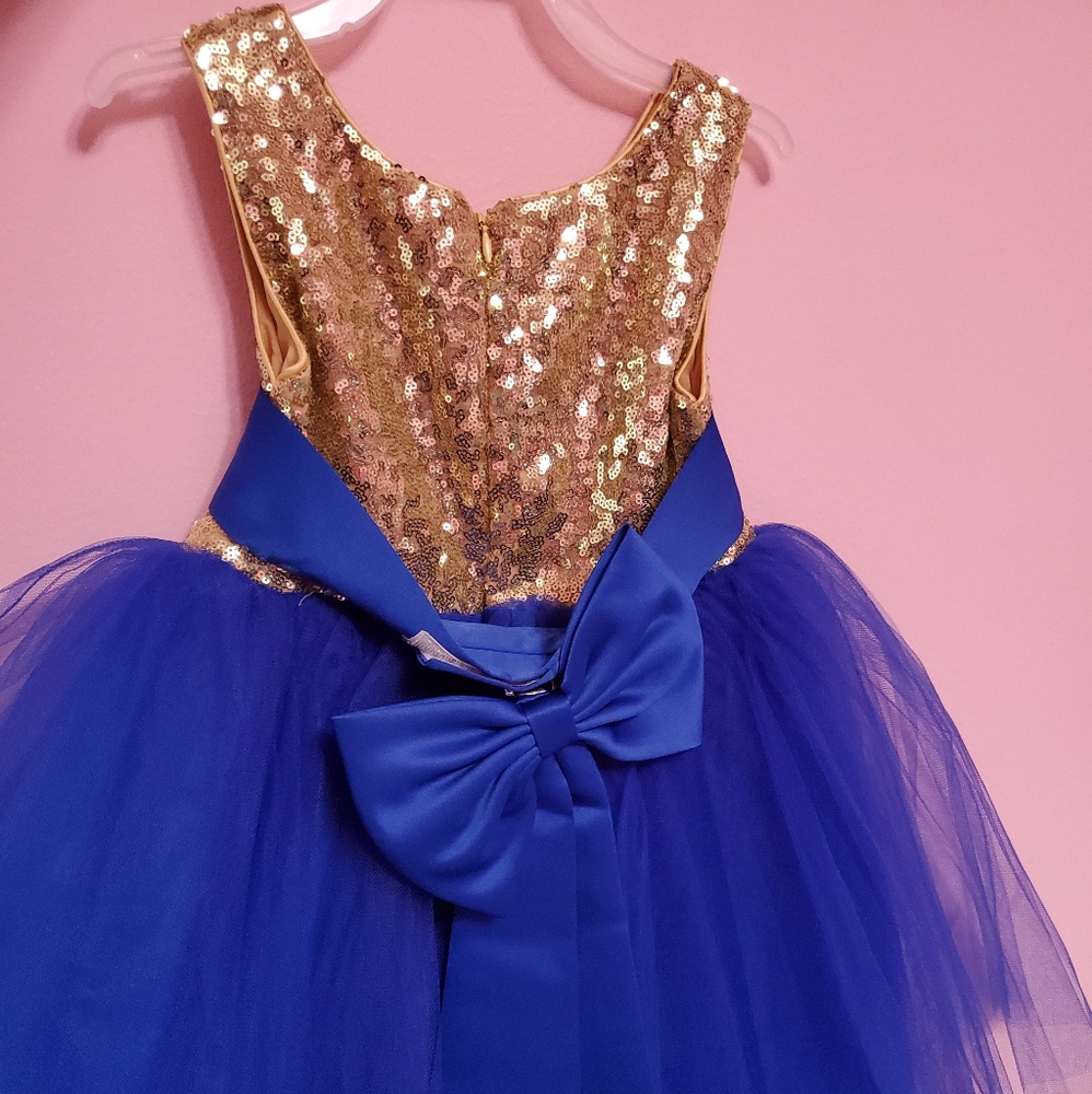 Girls tea length flower girl/pageant dress